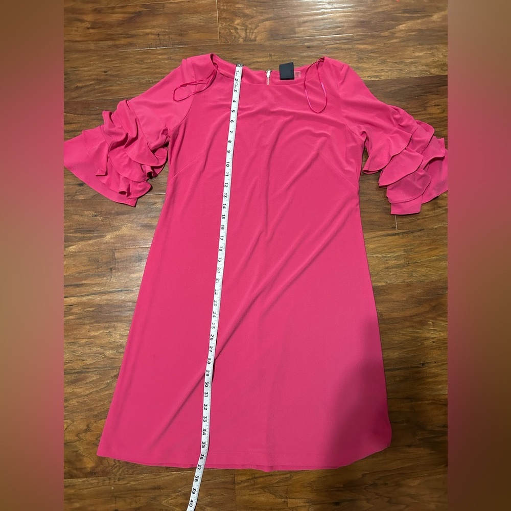 gabby skye midi dress Women’s Size 12 Pink ruffles Dainty Dress - Picture 5 of 5
